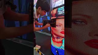 Broken down during a speech? #ledscreen #leddisplay #eagerled #ledmodule #fixledlights