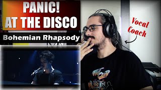 PANIC! AT THE DISCO "Bohemian Rhapsody" (Live) // REACTION & ANALYSIS by Vocal Coach (ITA)