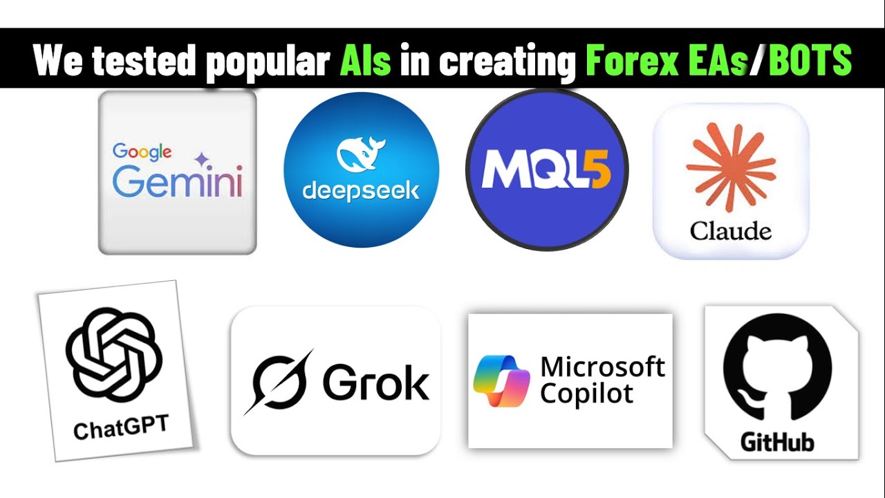 We tested 10 BEST AIs🤖to create FOREX EA/BOT and results were CLEAR [PART  828] #ai #chatgpt #gemini