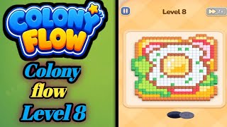Colony flow level 8 walkthrough solution