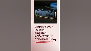 Kingston technology kcp432ss8/16 1 x 16gb ddr4 3200mhz memory module AA2Z Inc Canada video