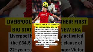 LIVERPOOL HAVE MADE THEIR FIRST BIG STATEMENT OF A NEW ERA