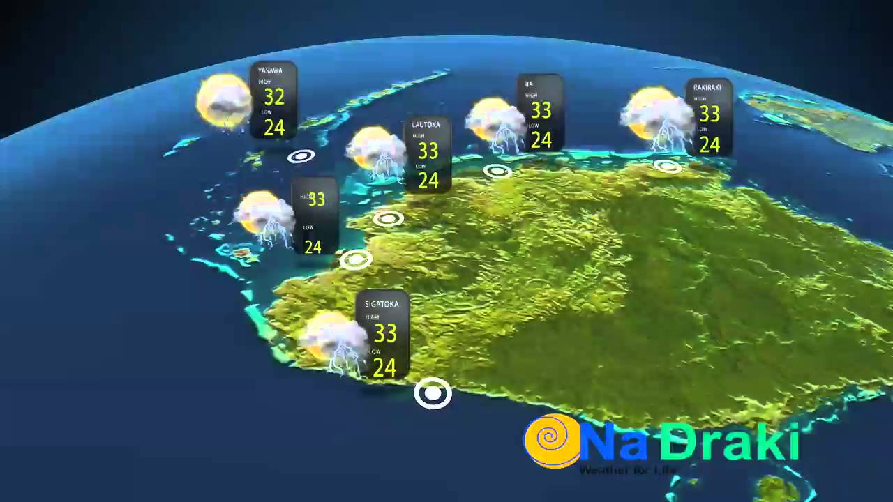Fiji weather update for 23rd March 2016 YouTube