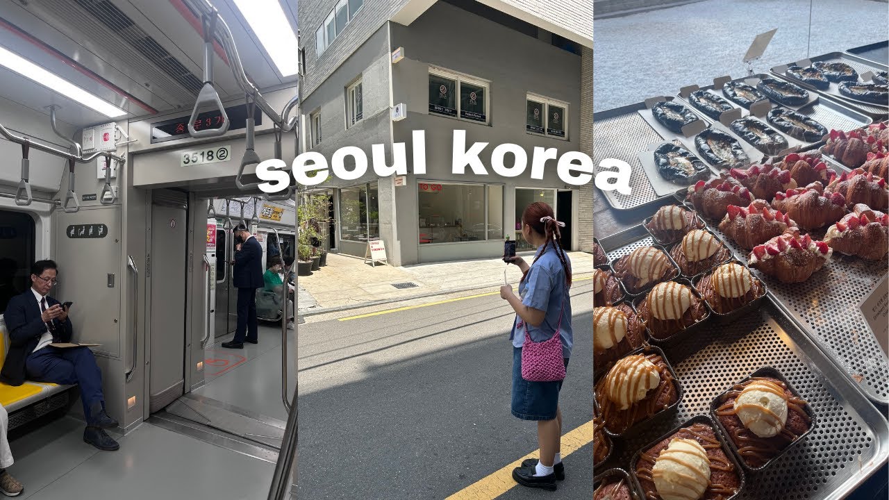 Girls trip to seoul korea pt.1 | café, photobooth, convenient store, lots of food!!!