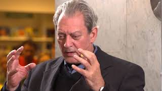Finnish President Sauli Niinistö with Paul Auster trashing Donald Trump and USA