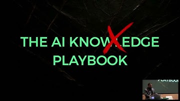 Danny Thompson Keynote - The AI Playbook For Companies