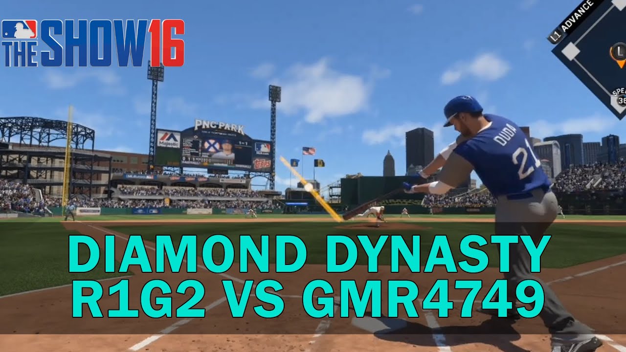 MLB 16 The Show | Clemhawks Diamond Dynasty Tournament R1G2 vs GMR4947