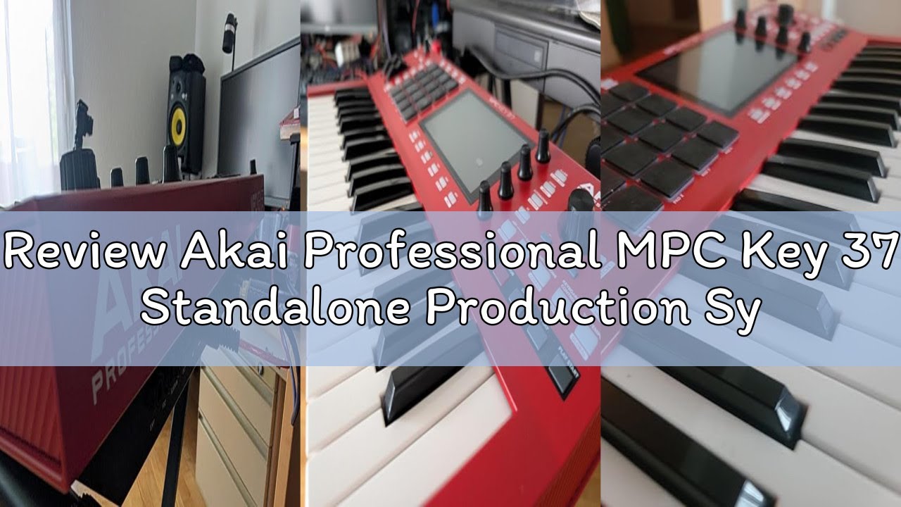 Review Akai Professional MPC Key 37 Standalone Production Synthesizer, Drum Machine, MIDI Keyboard,