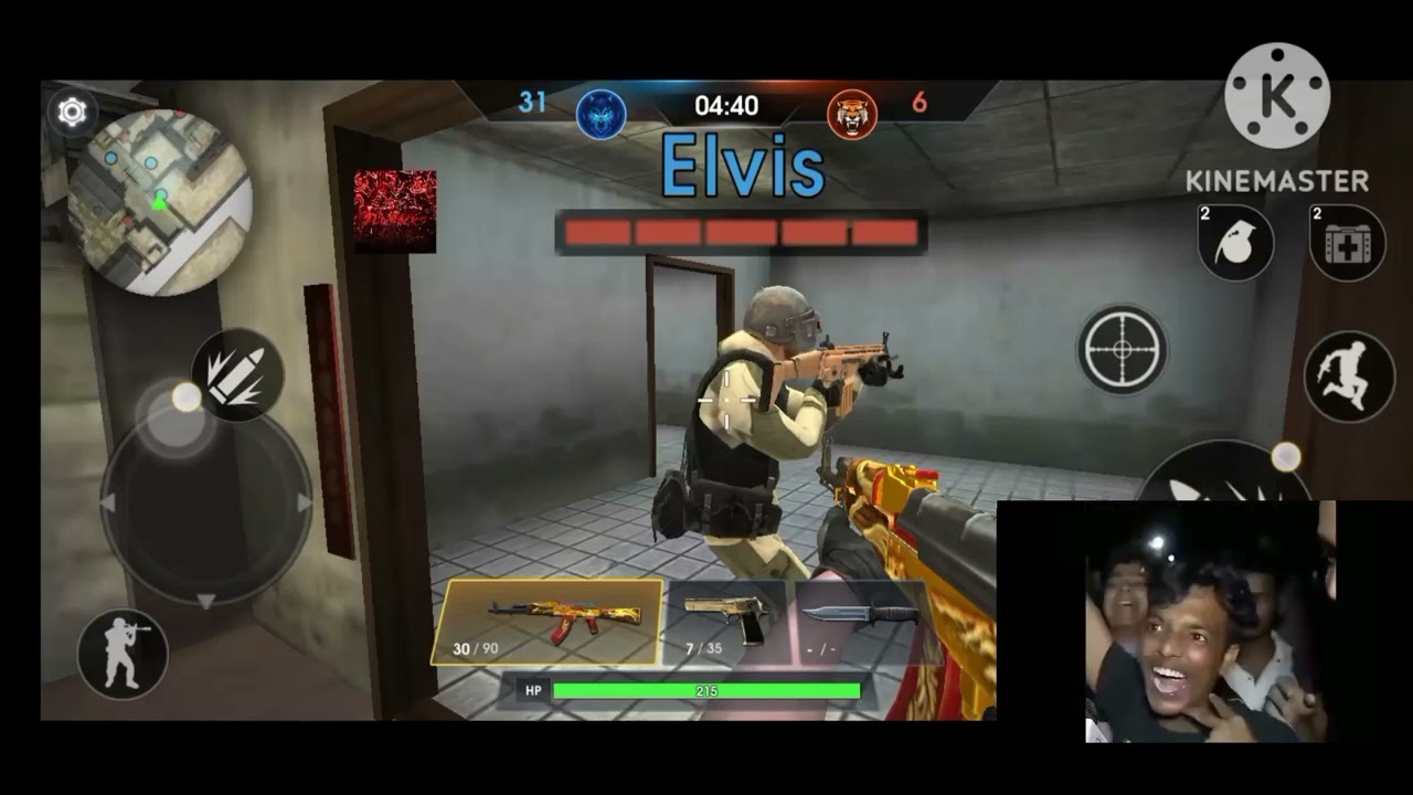 Elvish Bhai meme 🤣😂😂😂😂 in Fps Online Strike Game 