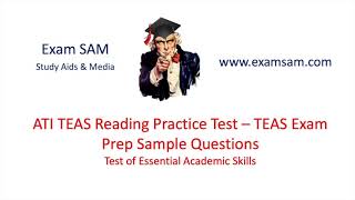 ATI TEAS Reading Practice Test – TEAS 6 Exam Prep Sample Questions Test of Essential Academic Skills