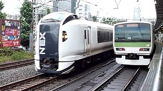 JR東日本　E259系 N'EX　原宿駅