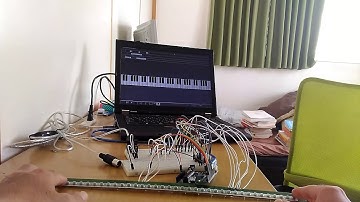 arduinoで安物キーボードをMIDIピアノ化