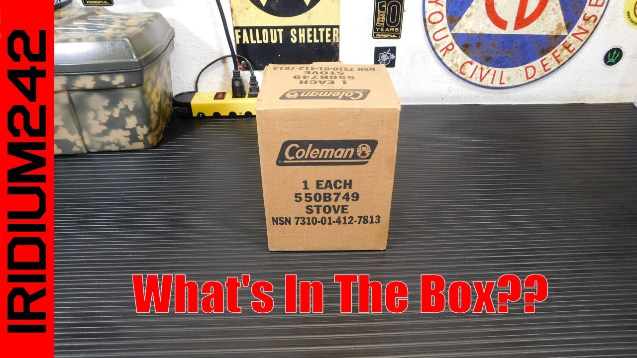 Coleman 550 B Multi Fuel Peak 1 Stove YouTube