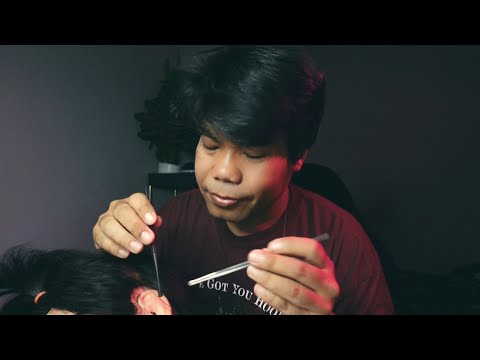 ASMR Thai แคะหูทีละข้าง L-R 👂Ear Cleaning 🧹 (No Talking)