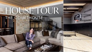 HOME TOUR | Modern Mountain Retreat With Massive Indoor Sports Court