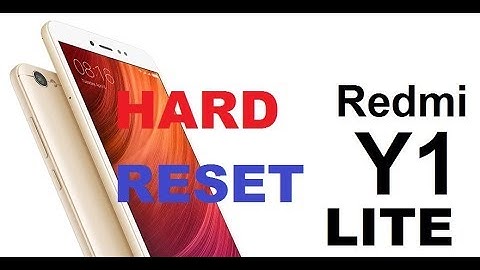 REDME MI Y1/Y1 LITE HARD RESET SOLUTION