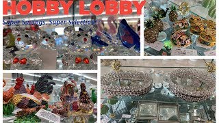 Hobby Lobby Glass Decor | Shop With Me Home Decor, Spring 2019
