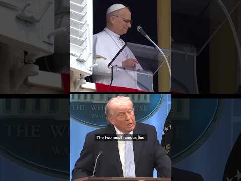 Donald Trump's clash with Pope Leo intensifies | FT #shorts