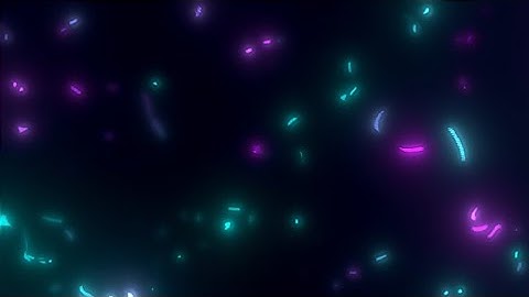 Free Neon Particles Overlay | Abstract Background Animation | Relaxing Ambient Lights | No Copyright