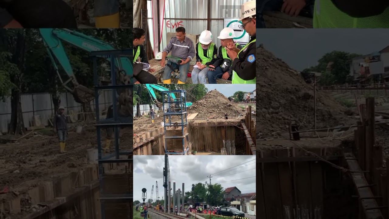PT  Geotesting Utama Engineering Pile Driving Analyzer Test pada Bore Pile dengan Hammer Plat