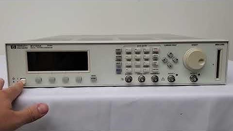 Agilent 81104 A Pulse / Pattern Generator (A# 52407)
