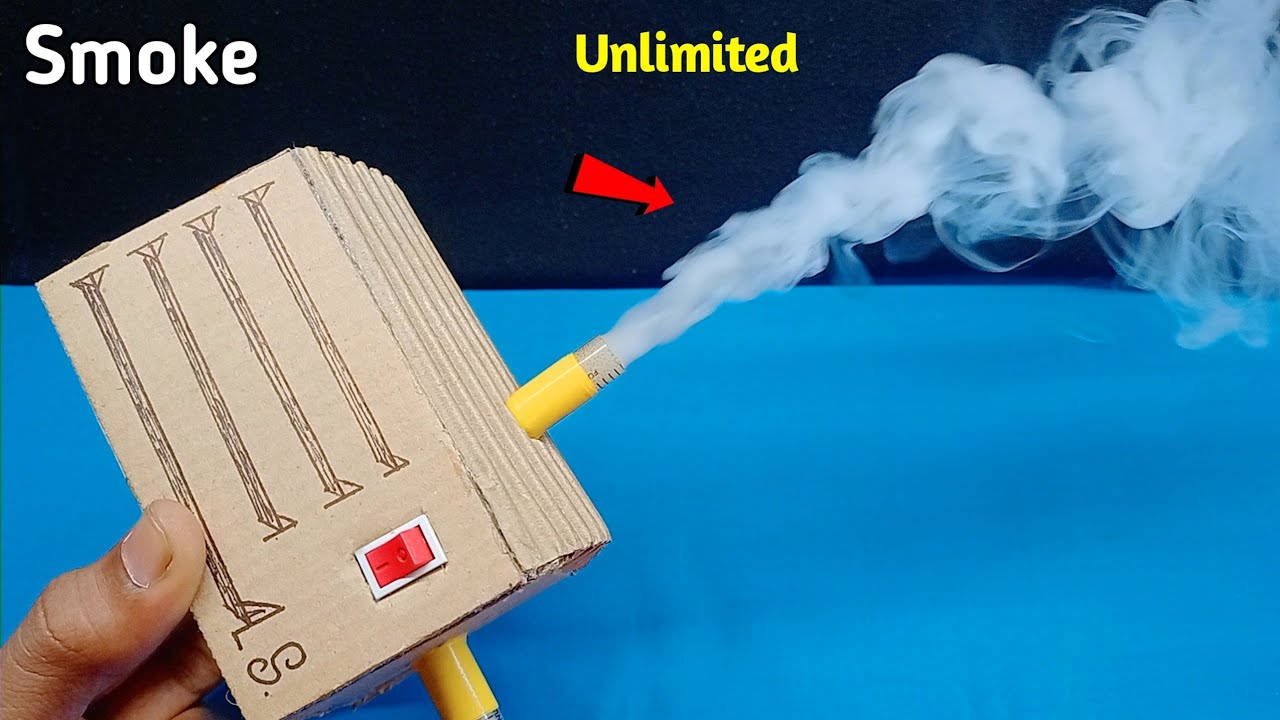 How To Make Electric Smoke Creating Science Project Making Mini DC