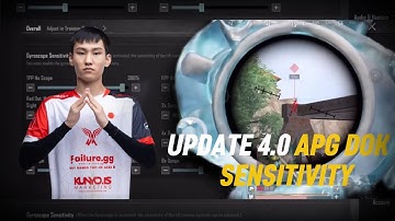 🔥 APG | Dok Update 4.0 Sensitivity Settings | Most Awaited BGMI PUBG Sensitivity | Dok 4x God 2025