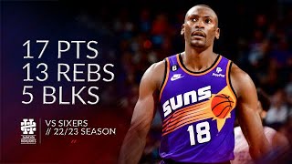 Bismack Biyombo 17 pts 13 rebs 5 blks vs Sixers 22/23 season