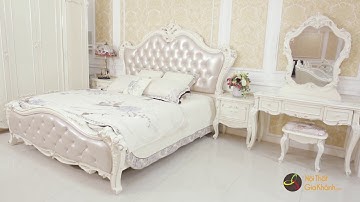 Sự thật về chiếc giường Tân Cổ Điển mang phong cách hoàng gia Pháp | Nội Thất Gia Khánh