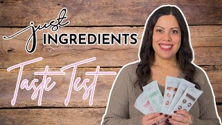 Taste Testing Just Ingredients Protein Powders (Not Sponsored!)