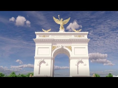 Trump ahora dice que su criticado "Arco del Triunfo" será un complejo militar