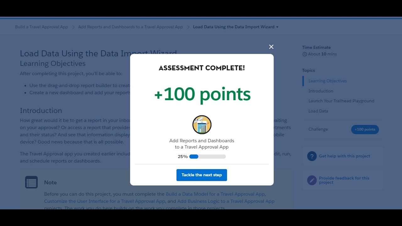 Load Data Using the Data Import Wizard In Travel Approval App - YouTube