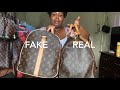 LV KEEPALL 50 REVIEW + FAKE VS REAL COMPARISON TO LV KEEPALL B REPLICA | (MUST WATCH BEFORE BUYING)