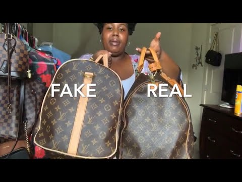 How To Spot Real Vs Fake Louis Vuitton Keepall 55 Bag – LegitGrails