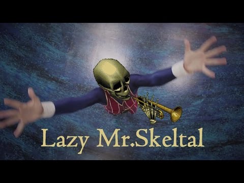 We Are Number One but when someone takes a step, they turn into a trumpet Mr.Skeltal