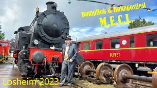 Was war da in Losheim los... Bahnpostfest der MECL - Lok 34 unter Dampf, MoBa in H0 + Märklin Spur1