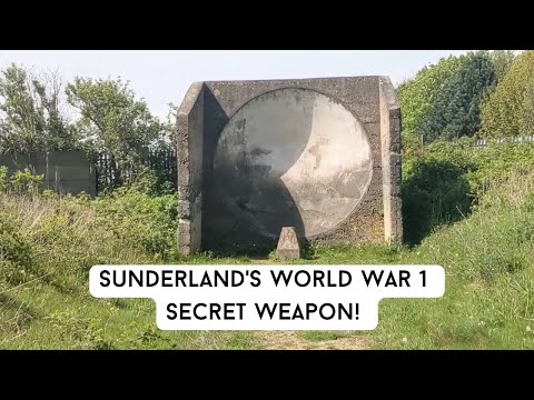 Rare World War 1 Acoustic Sound Mirror - Sunderland History