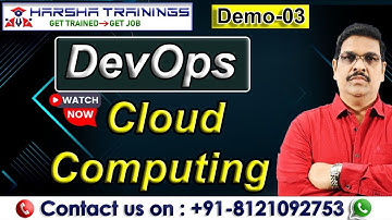 What is Cloud Computing | AWS DevOps Tutorial for Beginners | DevOps Demo 03 | Harsha Trainings