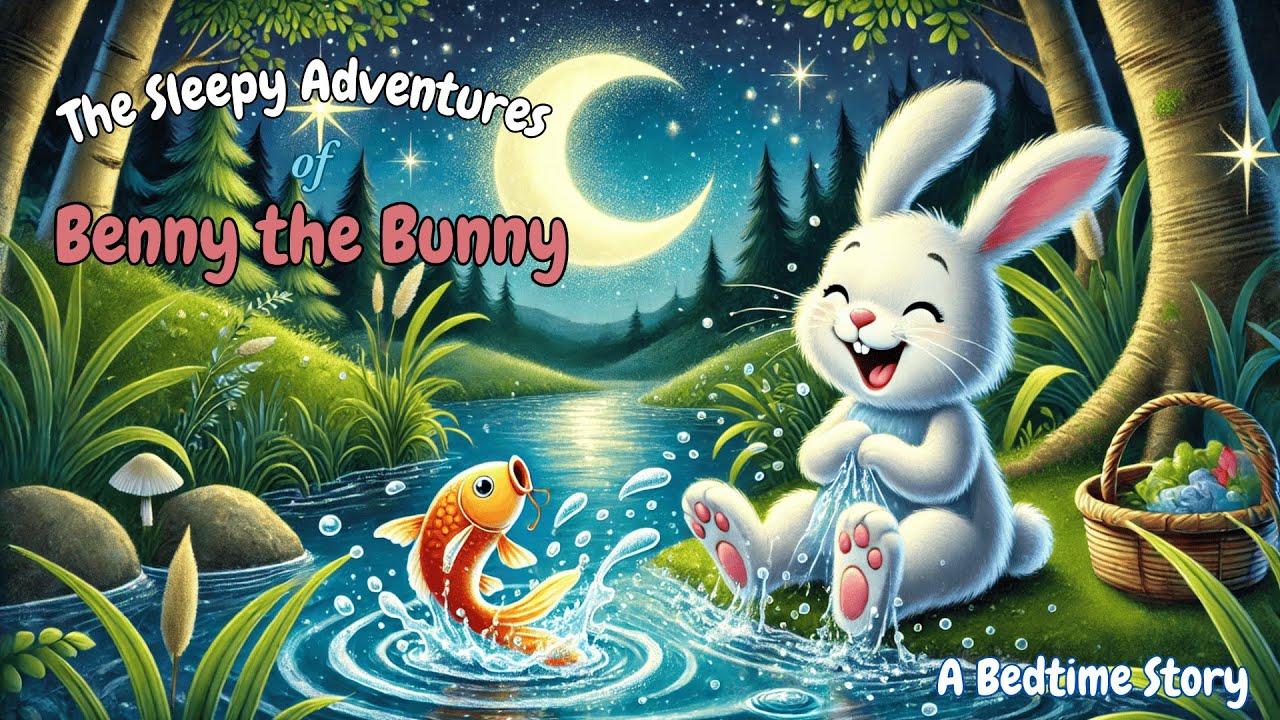 🐰 Benny the Sleepy Bunny 🐰 A Calming Bedtime Story with Relaxing Music ...