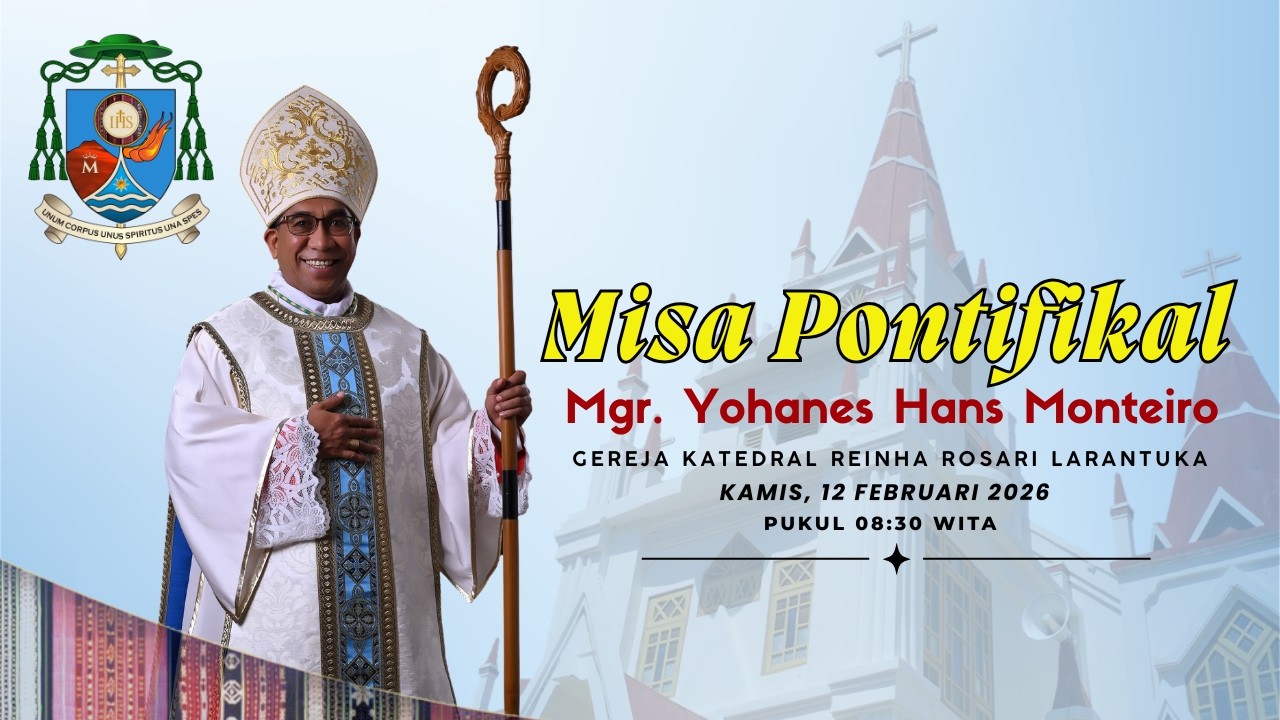 Misa Pontifikal Uskup Larantuka Mgr. Yohanes Hans Monteiro