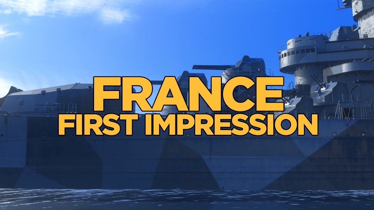 World of Warships France First Impression YouTube