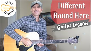 Different Round Here  Riley Green  Guitar Lesson