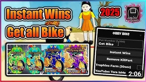 [OP🚴]Obby But You’re On a Bike Script - Get all Bike | Instant Wins| Mobile/Pc|icekiroblox