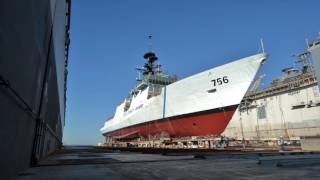 Ingalls launches National Security Cutter Kimball