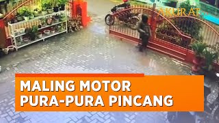 Jurus Baru Maling Motor, Pura-Pura Pincang saat Hendak Lancarkan Aksinya