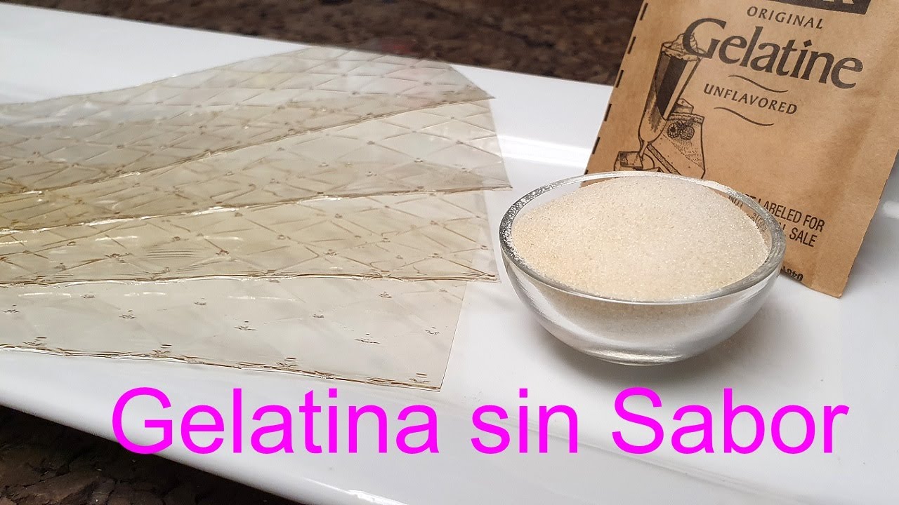 Gelatina Sin Sabor Sin azúcar x 15 g