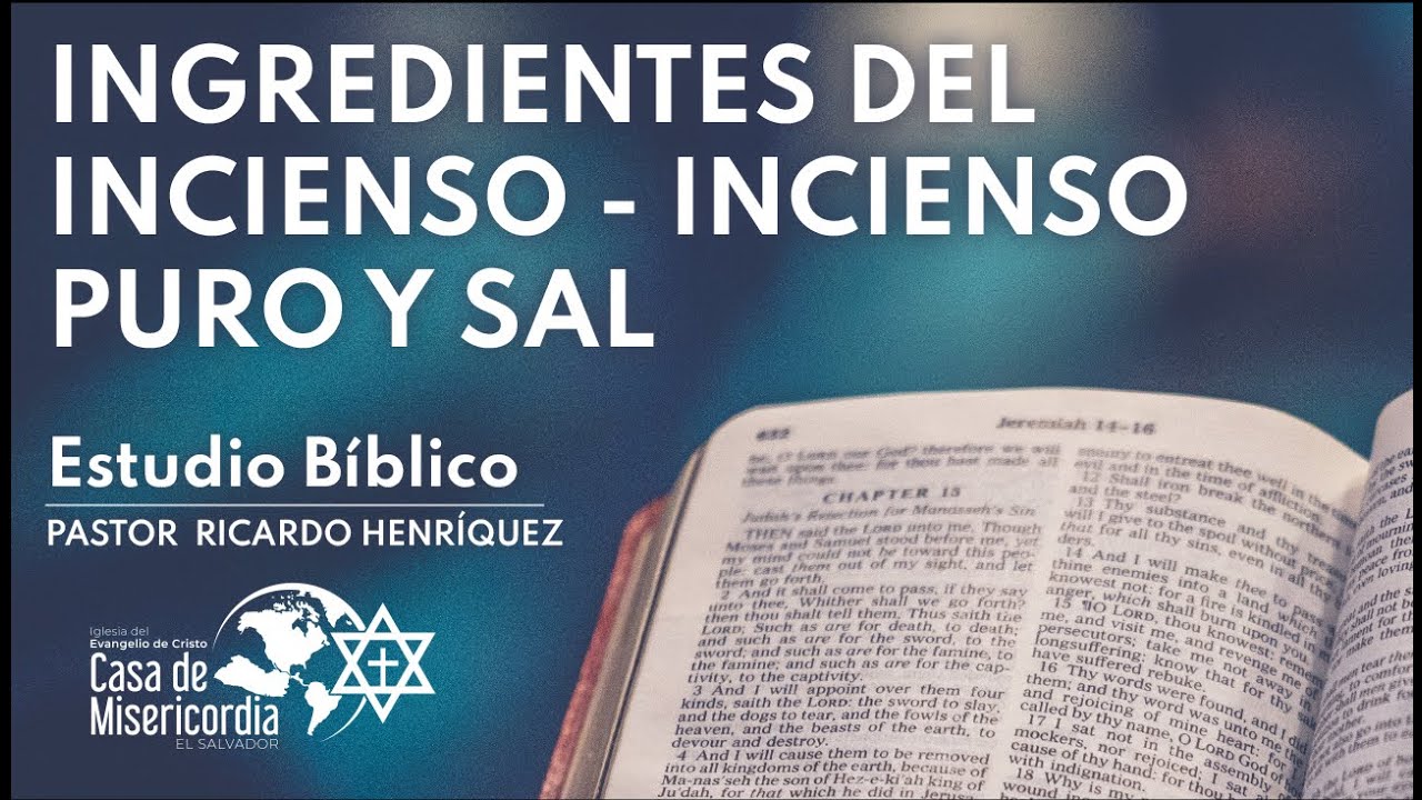 Ingredientes del incienso - Incienso puro y Sal