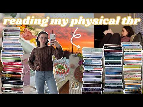 TBR TAKEDOWN ep 11🌥️ reading through my physical tbr!