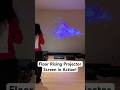 120’’ #vividstorm floor rising screen with cinema white screen in action! #homecinema #projector