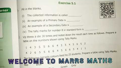T.N.New syllabus 6 Maths Chapter-5 Statistics Ex.5.1 sums.1,2,3/#marrsmaths